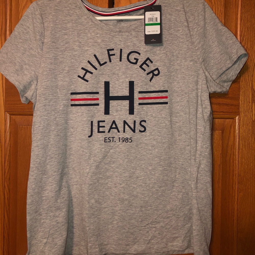 Tommy Hilfiger grey t shirt new with tags